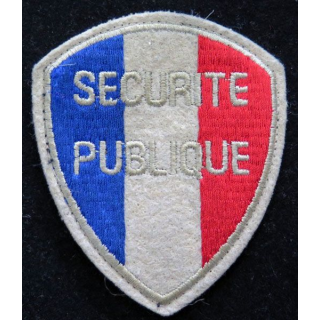 Insigne tissu de la sécurité publique