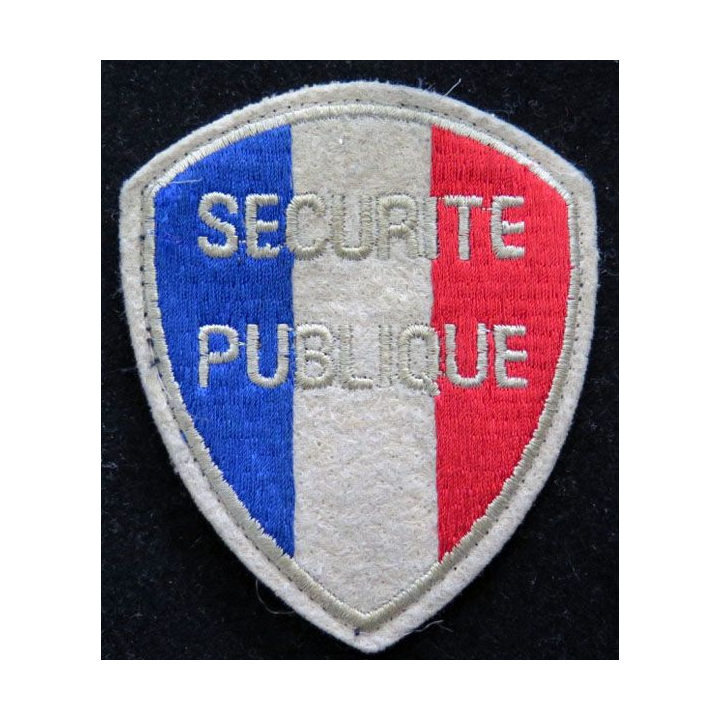 Insigne tissu de la sécurité publique