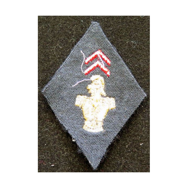 LOSANGE DE BRAS MODÈLE 45 : cuirasse du Génie cadre 