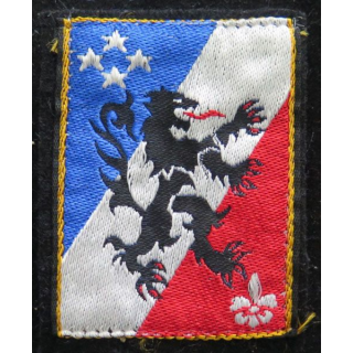 3° CA : insigne tissu du 3° corps d'armée sur crochets