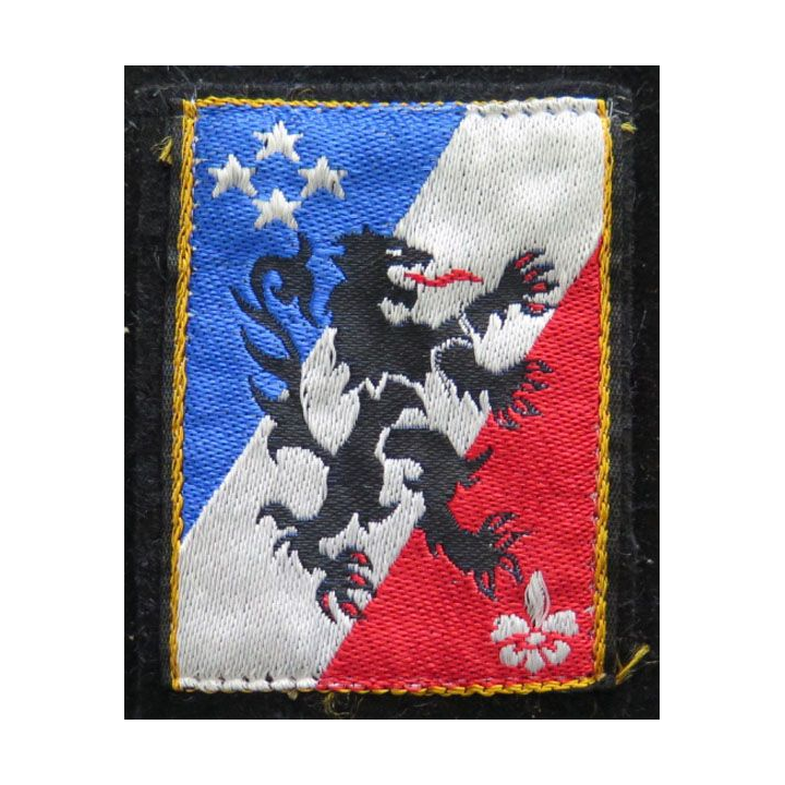 3° CA : insigne tissu du 3° corps d'armée sur crochets