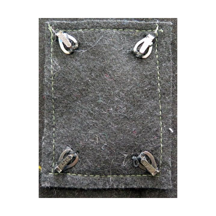 3° CA : insigne tissu du 3° corps d'armée sur crochets