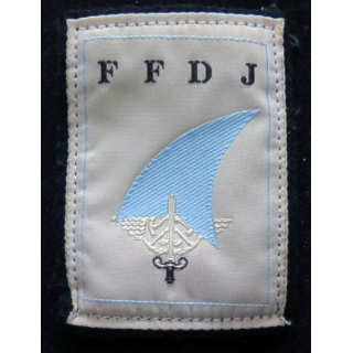 FFDJ : Insigne tissu des Forces Françaises stationnées à DJIBOUTI avec crochets