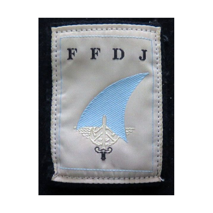 FFDJ : Insigne tissu des Forces Françaises stationnées à DJIBOUTI avec crochets