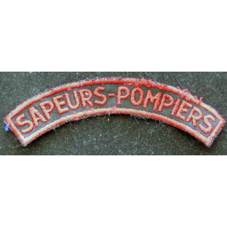 bande d'épaule de sapeur pompier de 12 cm de largeur