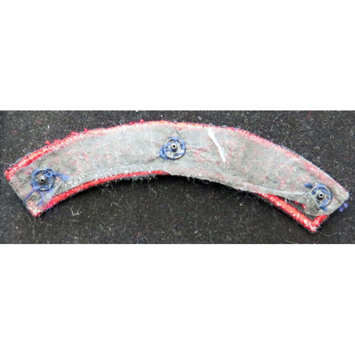 bande d'épaule de sapeur pompier de 12 cm de largeur