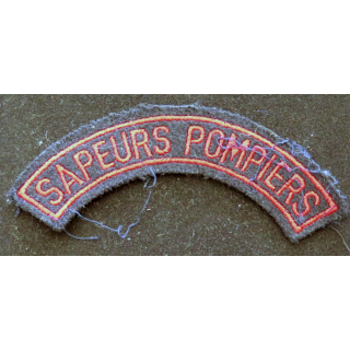 bande d'épaule de sapeur pompier de 11 cm de largeur