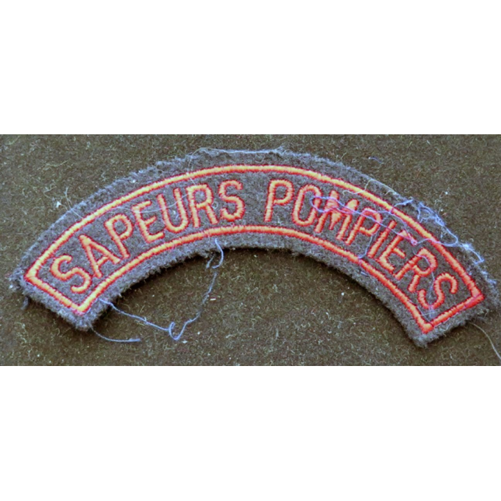bande d'épaule de sapeur pompier de 11 cm de largeur