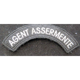 bande d'épaule d'agent assermenté de 12 cm de largeur