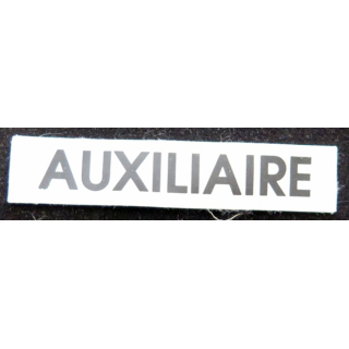 bande patronimique "Auxiliaire" de 10 cm de largeur