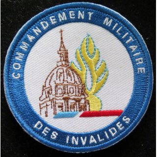 Insigne patch écusson gendarmerie commandement militaire Invalides 