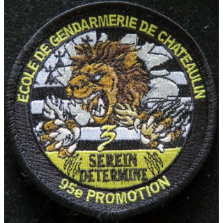 Insigne patch écusson 3° compagnie 95° promo gendarmerie de Chateaulin