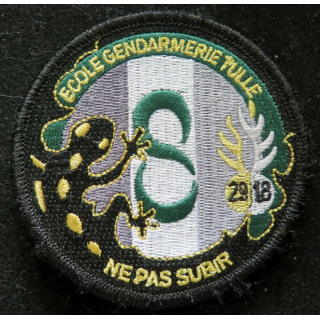 Insigne patch écusson 20/18 promotion école gendarmerie de Tulle