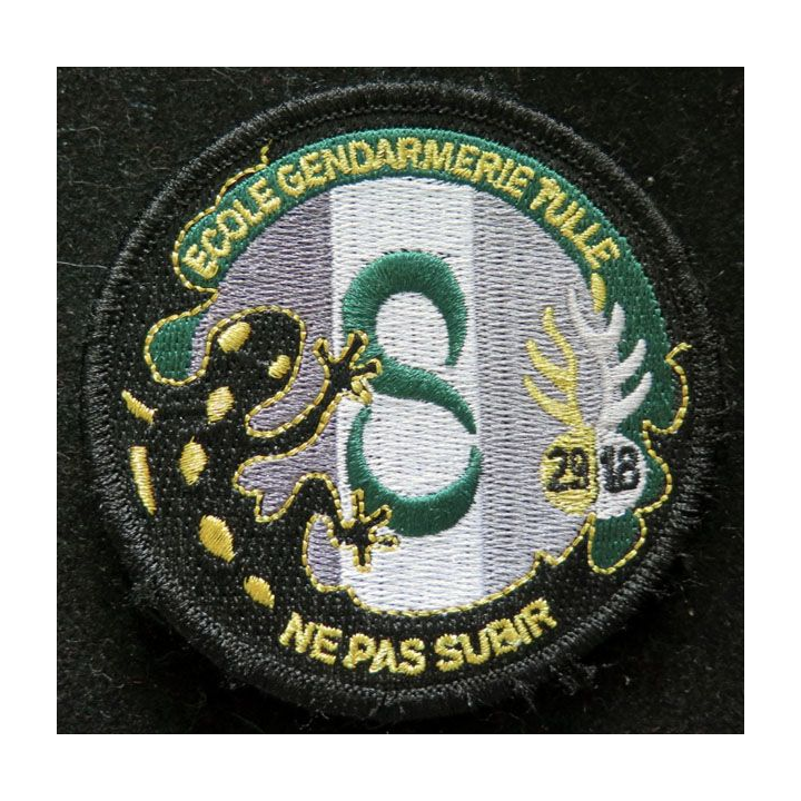 Insigne patch écusson 20/18 promotion école gendarmerie de Tulle