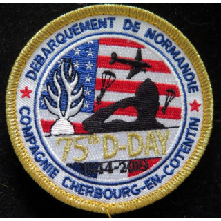 Insigne patch écusson tissu de la Compagnie Cherbourg en Cotentin