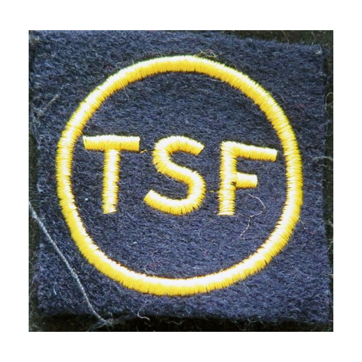 patch écusson tissu spécialité radio télégraphiste officier marinier