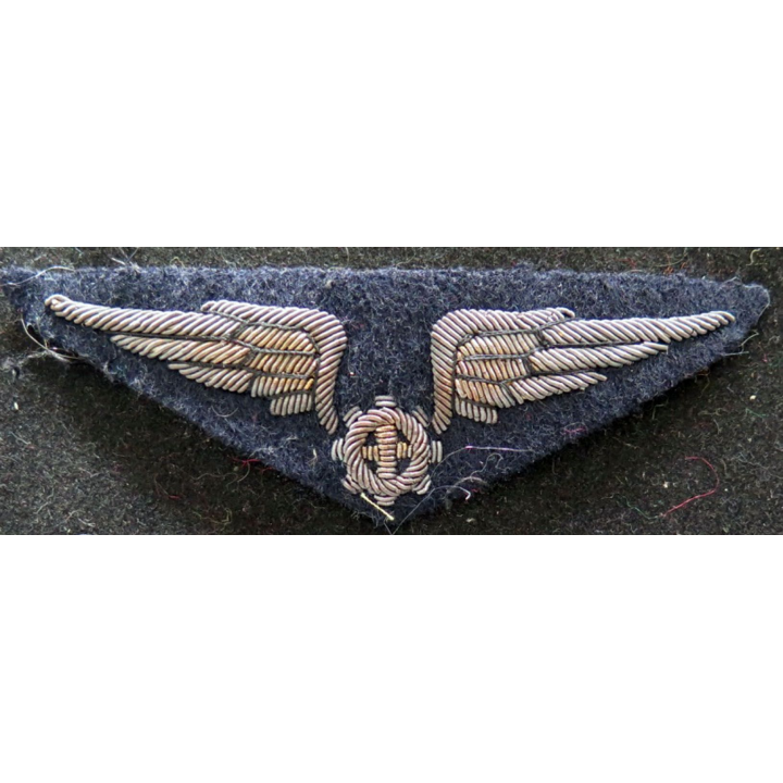 Insigne patch écusson brevet mécanicien armée de l'air en canetille
