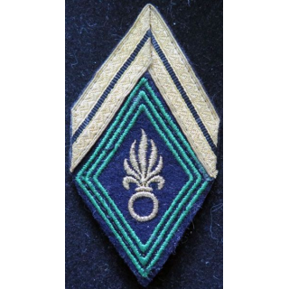 LOSANGE DE BRAS MODÈLE 45 : sergent de la légion galons or