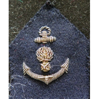 SOUTACHE : insigne de col de la gendarmerie maritime en canetille