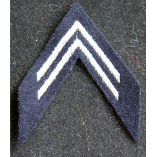Galon tissu de calot de Lieutenant argenté