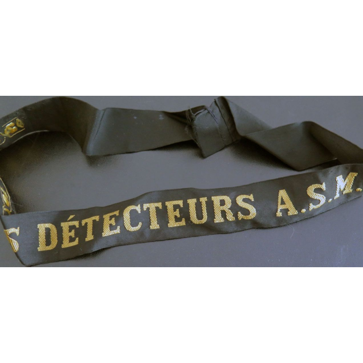 MARINE bande de bachi de marin " ECOLE DES DETECTEURS " longueur 60 cm