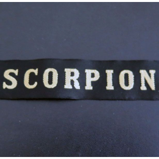 MARINE : bande de bachi de marin " SCORPION " longueur 65 cm