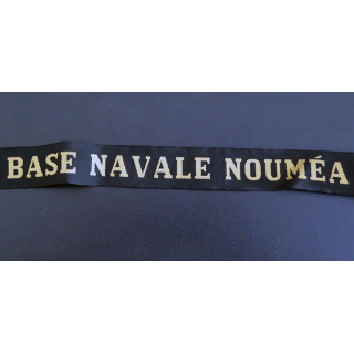 MARINE : bande de bachi de marin BASE NAVALE NOUMÉA