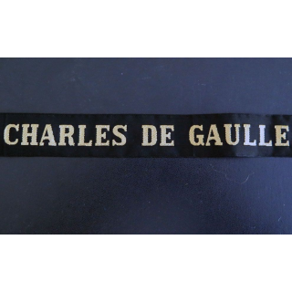 MARINE bande de bachi de marin CHARLES DE GAULLE