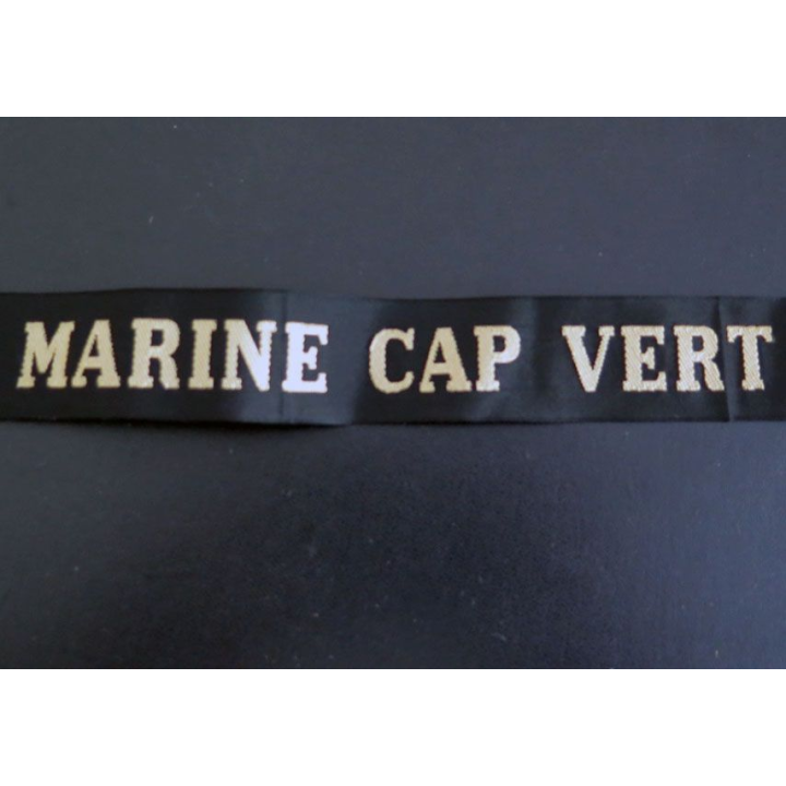 MARINE : bande de bachi de marin " MARINE CAP VERT " longueur 65 cm