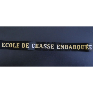 MARINE : bande de bachi de marin ÉCOLE DE CHASSE EMBARQUÉE 