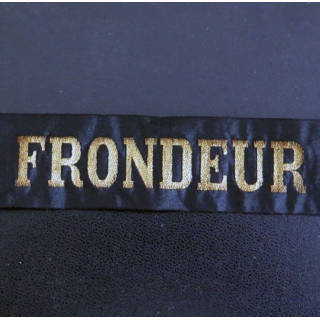 MARINE : bande de bachi de marin " FRONDEUR " longueur 65 cm