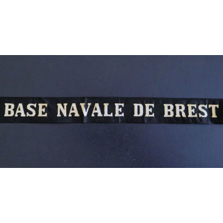 MARINE : bande de bachi de marin BASE NAVALE FORT DE FRANCE