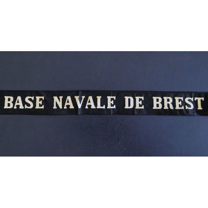 MARINE : bande de bachi de marin BASE NAVALE FORT DE FRANCE