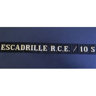 MARINE bande de bachi de marin ESCADRILLE R.C.E / 10 S 