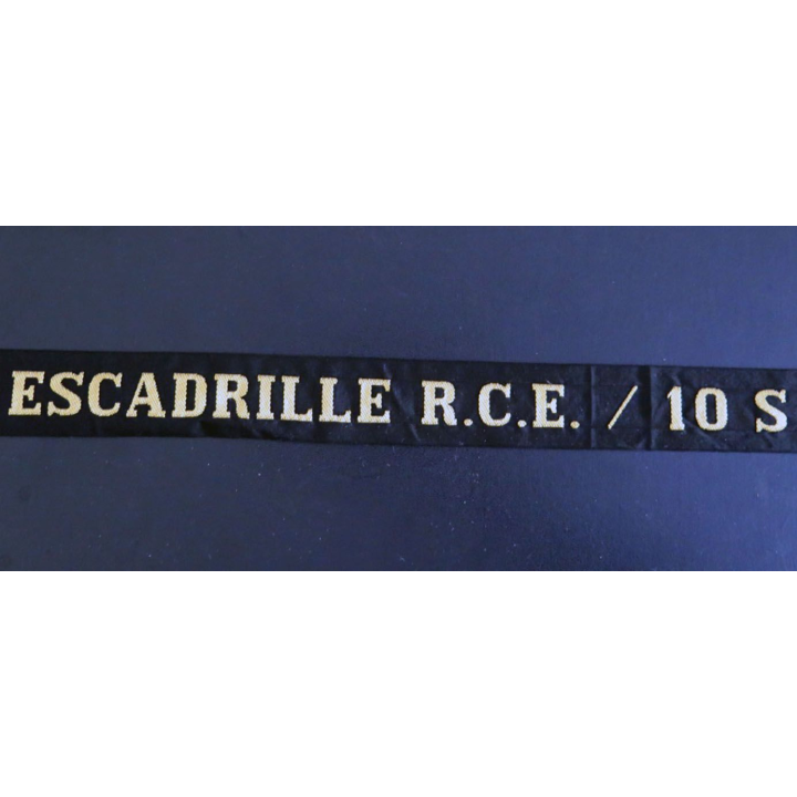 MARINE bande de bachi de marin ESCADRILLE R.C.E / 10 S 