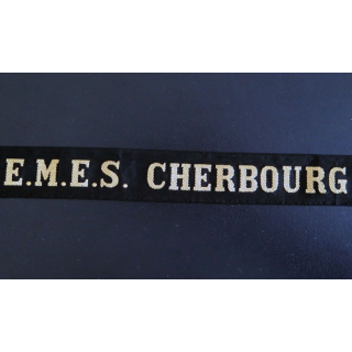 MARINE bande de bachi de marin E.M.E.S. CHERBOURG