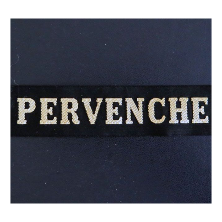 MARINE : bande de bachi de marin " PERVENCHE " longueur 65 cm
