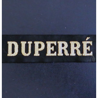 MARINE : bande de bachi de marin " DUPERRÉ " longueur 65 cm