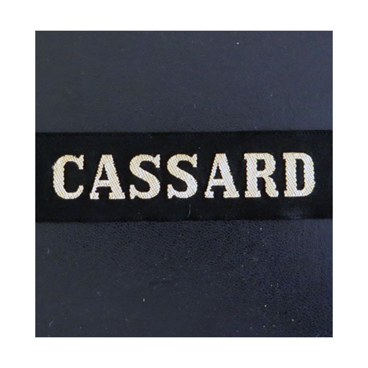 MARINE : bande de bachi de marin " CASSARD " longueur 65 cm
