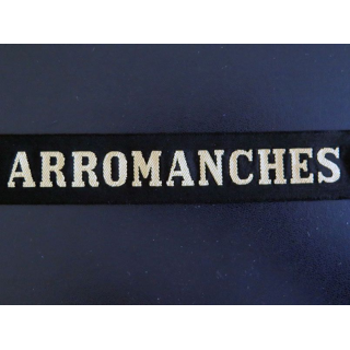 MARINE : bande de bachi de marin " ARROMANCHES " longueur 65 cm