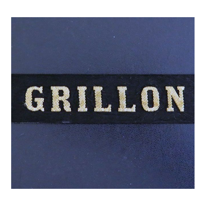 MARINE : bande de bachi de marin " GRILLON " longueur 65 cm