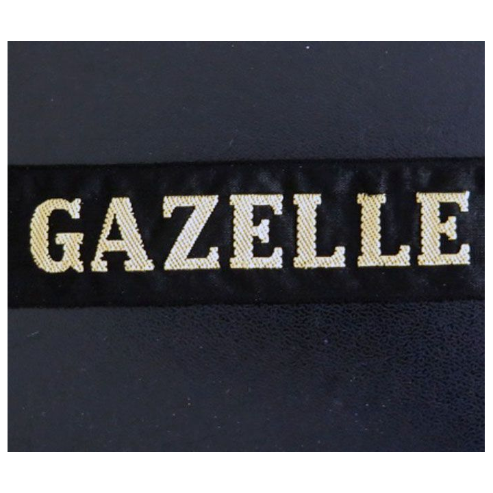 MARINE : bande de bachi de marin " GAZELLE " longueur 65 cm