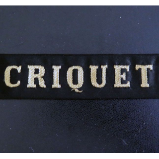 MARINE : bande de bachi de marin " CRIQUET " longueur 65 cm