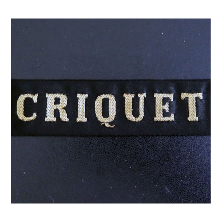 MARINE : bande de bachi de marin " CRIQUET " longueur 65 cm