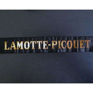 MARINE : bande de bachi de marin " LAMOTTE-PIQUET " longueur 65 cm
