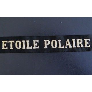 MARINE : bande de bachi de marin " ÉTOILE POLAIRE " longueur 65 cm