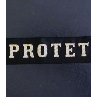MARINE : bande de bachi de marin " PROTET " longueur 65 cm