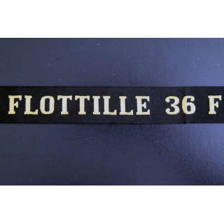 MARINE : bande de bachi de marin "FLOTILLE 36 F "