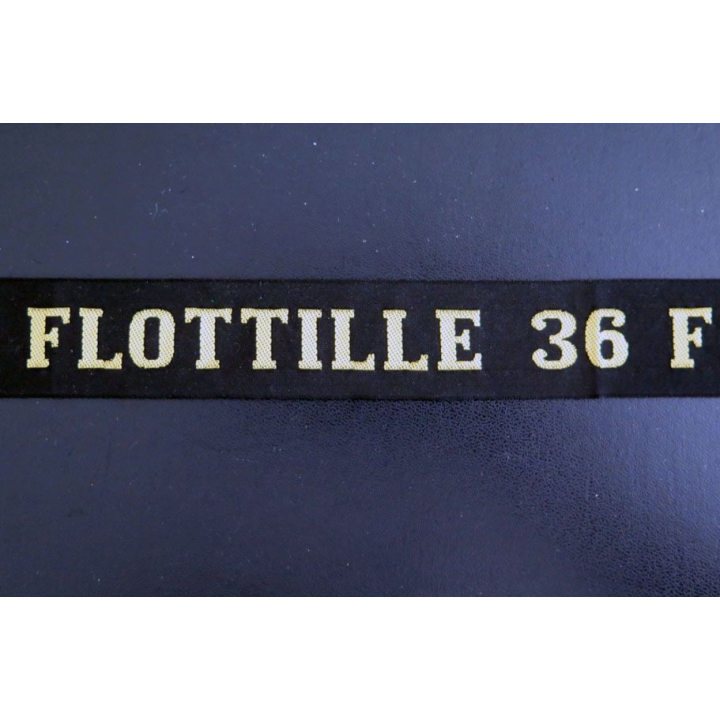 MARINE : bande de bachi de marin "FLOTILLE 36 F "