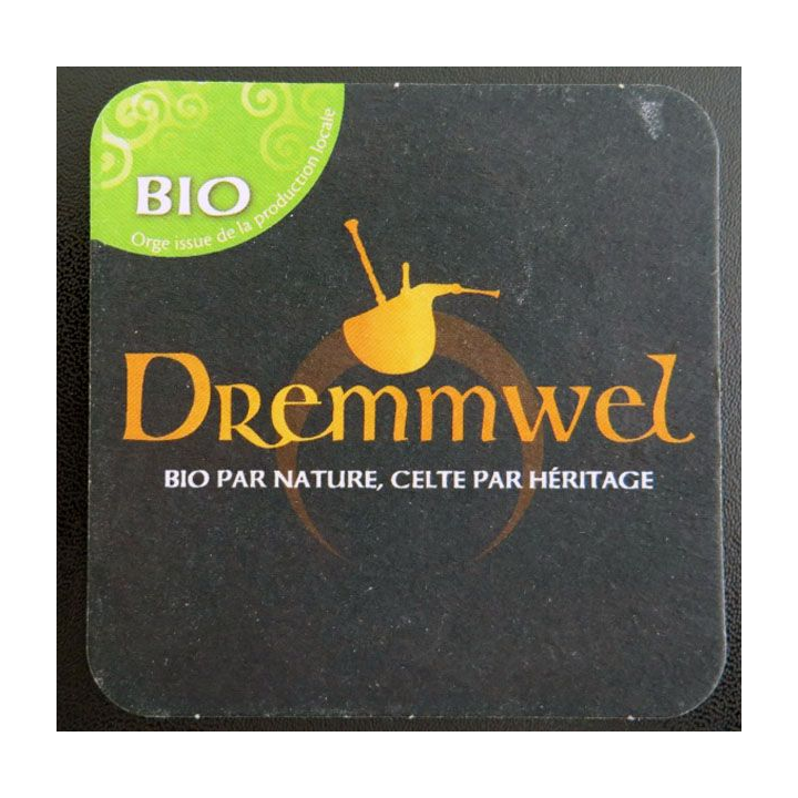 DESSOUS DE VERRE A BIÈRE : Dremmwel bio par nature, celte par héritage